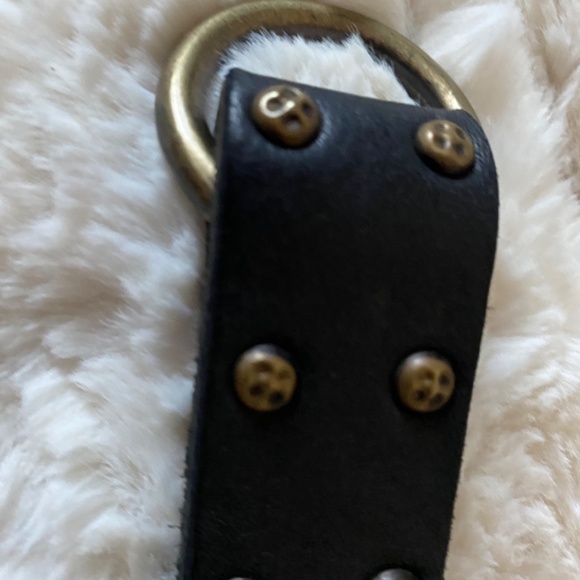 Black Leather Wrap Belt - Picture 3 of 8